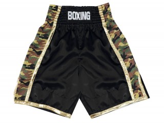 Personalised Boxing Shorts : KNBSH-034 Black